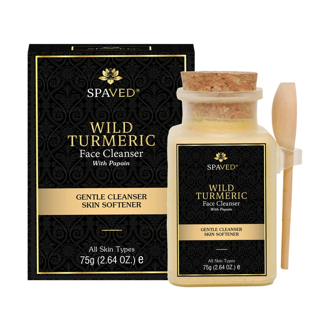 Aaponminimarket Wild Turmeric Face Cleanser - For a Brighter Smoother Complexion