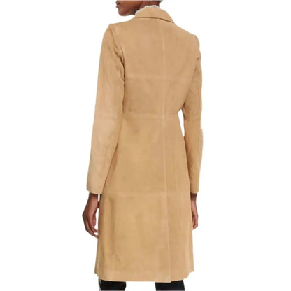 Women’s Suede Mid-Length Coat